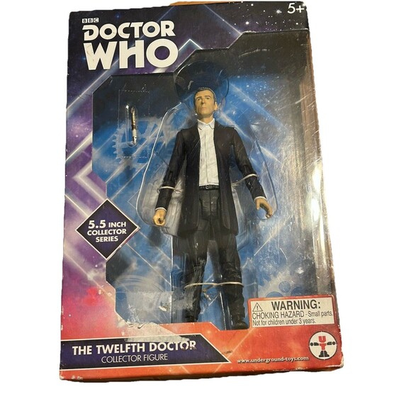 Doctor Who 5.5” Twelfth Doctor Figure White Shirt BBC 2015 Open Box - Picture 1 of 8